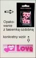 Tasiemka ozdobna wzór : Love 16 mm - Kod: TAS- LOV - 1 Tasiemka ozdobna wzór : Love 16 mm - Kod: TAS- LOV - 1